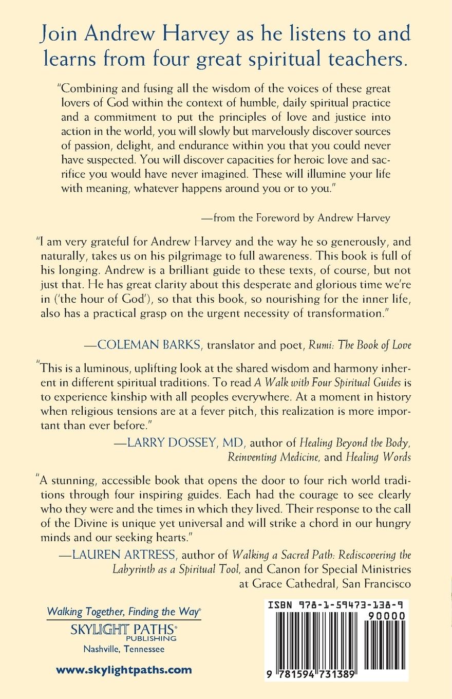 Rückseitencover A Walk with Four Spiritual Guides