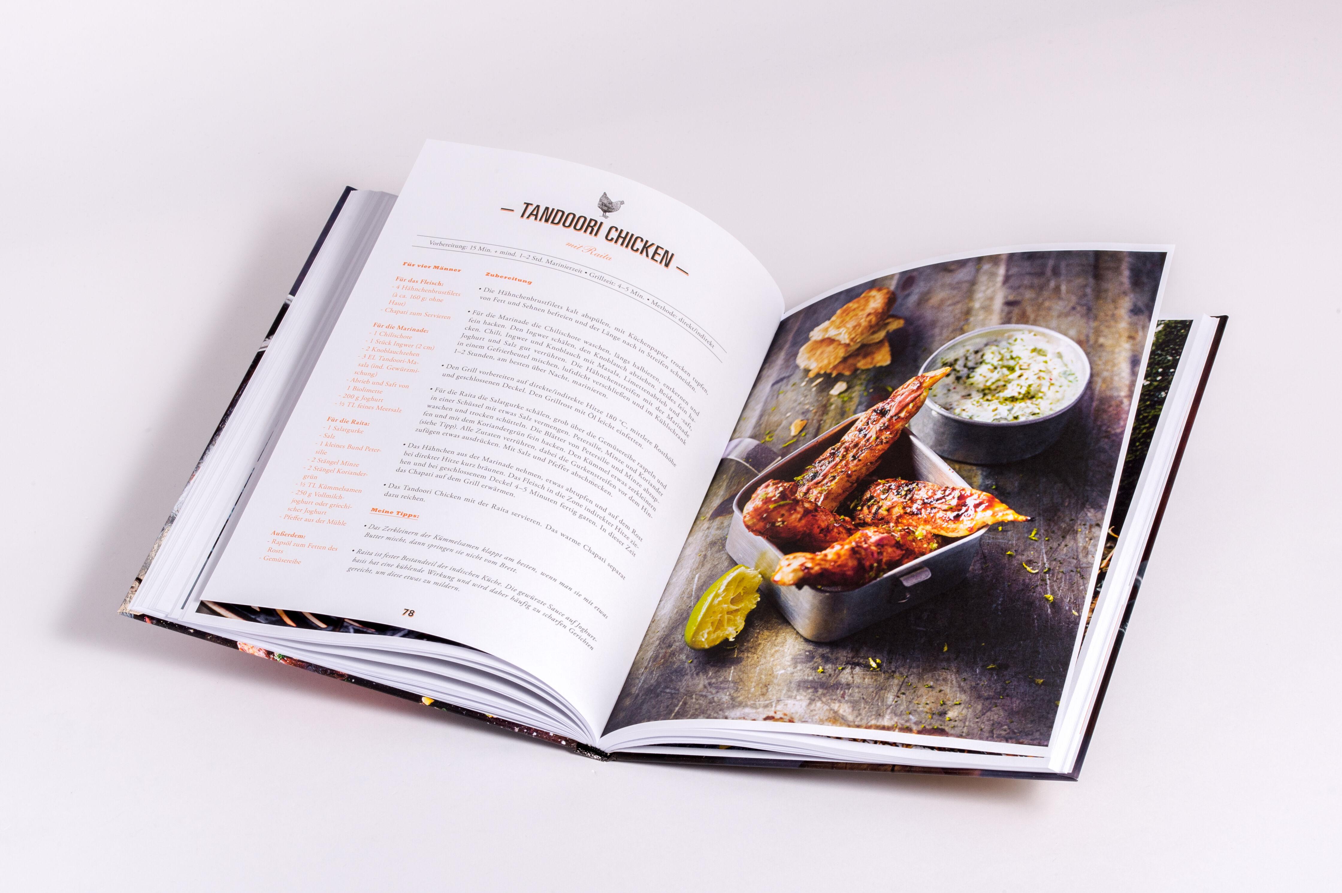 Beispielinhalt (Bild) Grillen für Männer - 80 Rezepte ohne Schnickschnack