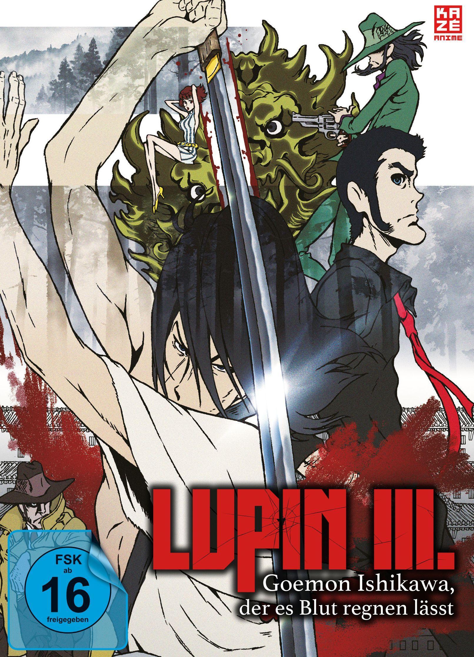 Vorderes Coverbild Lupin III. - Goemon Ishikawa, der es Blut regnen lässt