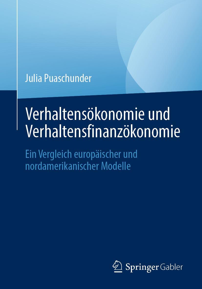 Vorderes Coverbild Verhaltensökonomie und Verhaltensfinanzökonomie