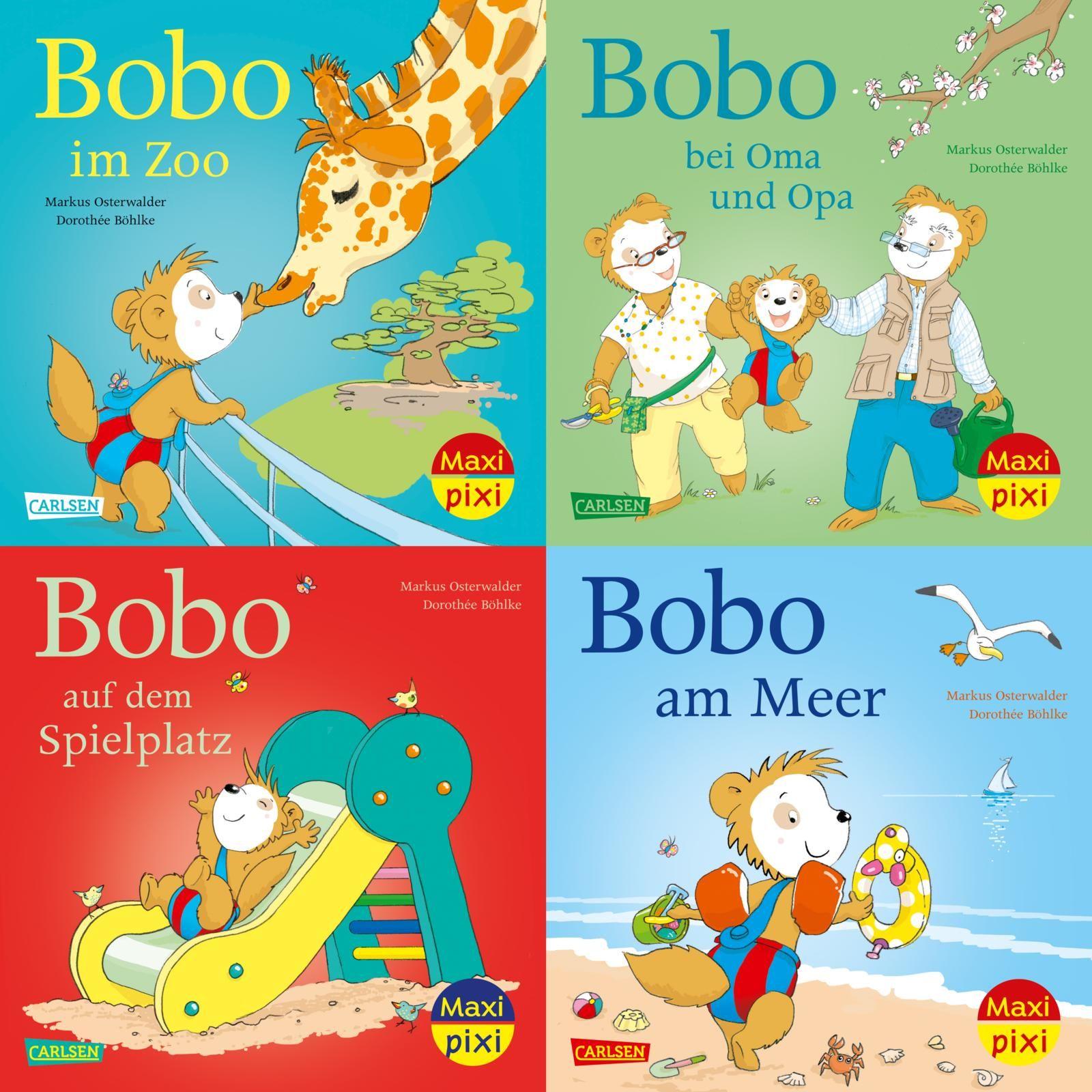Vorderes Coverbild Maxi-Pixi-4er-Set 86: Bobo Siebenschläfer (4x1 Exemplar)