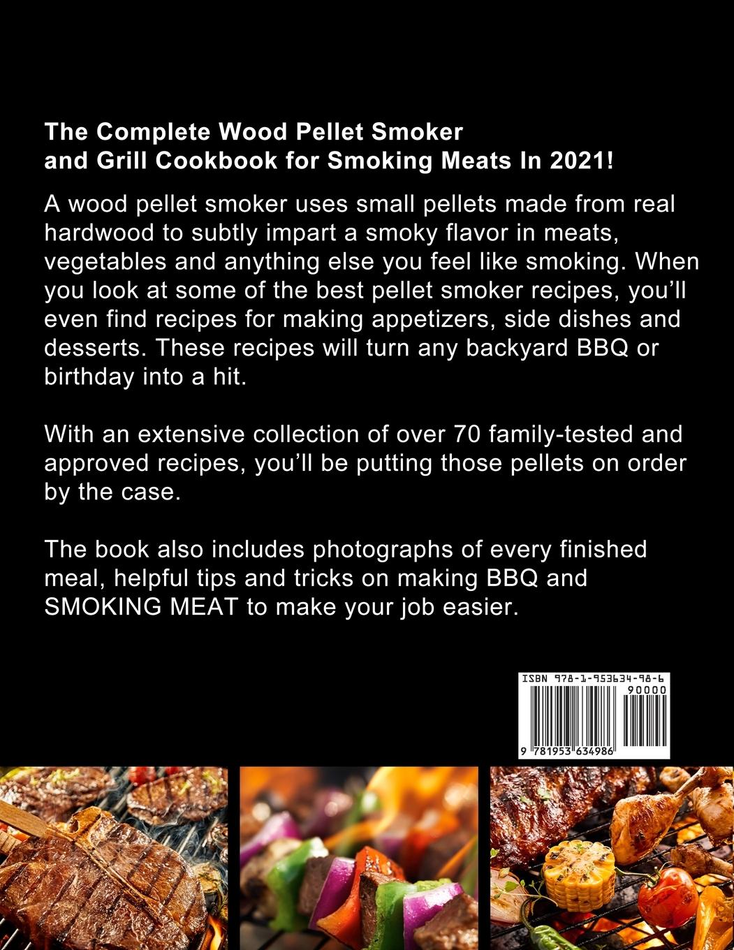 Rückseitencover Wood Pellet Smoker and Grill Cookbook