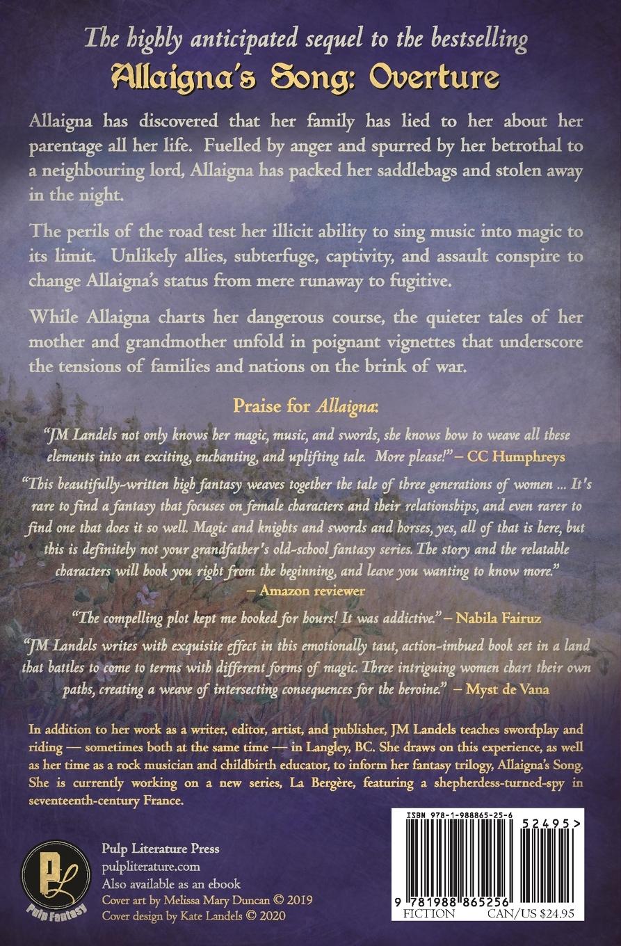 Rückseitencover Allaigna's Song