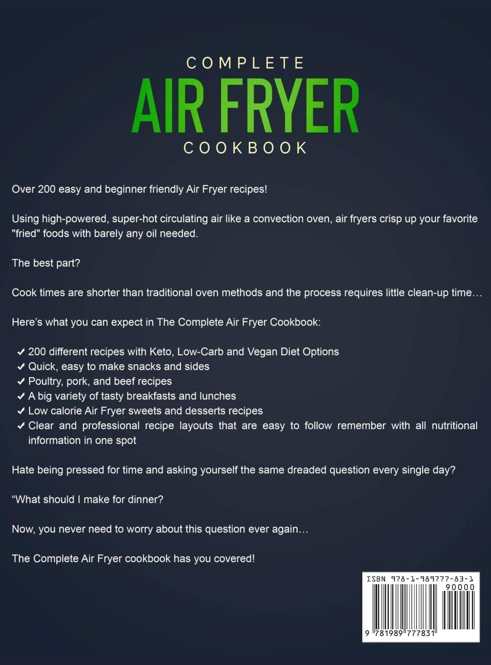 Rückseitencover Complete Air Fryer Cookbook