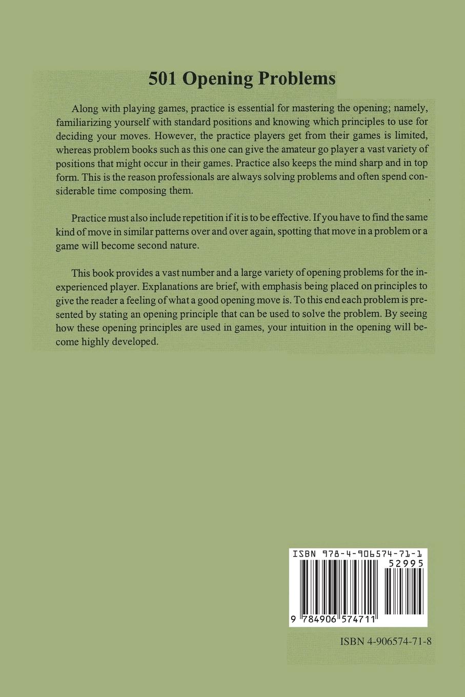 Rückseitencover Five Hundred and One Opening Problems