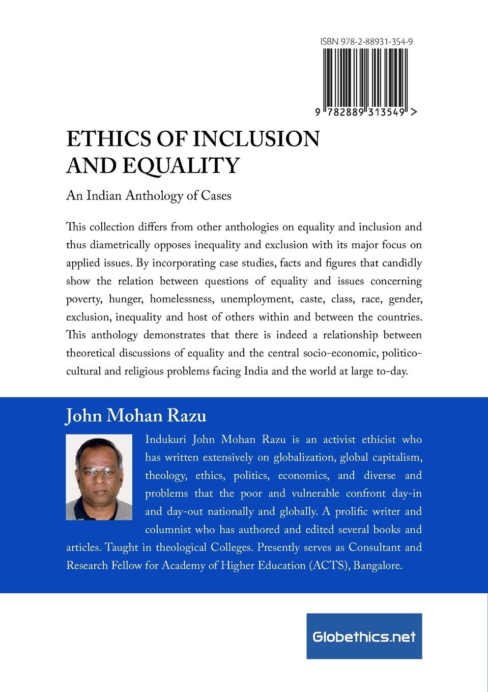 Rückseitencover Ethics of Inclusion and Equality, Vol. 3