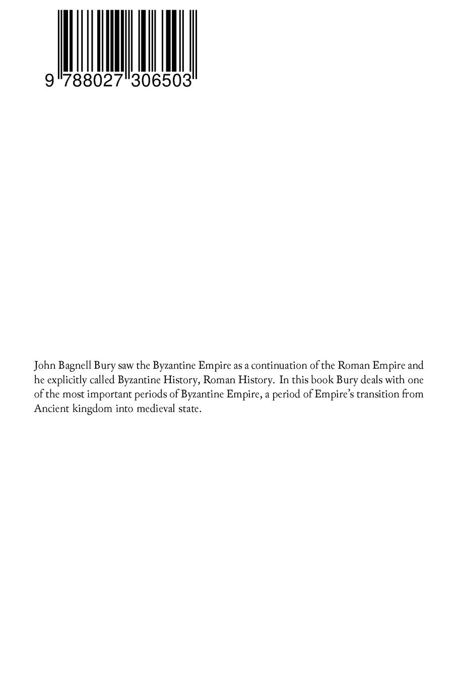 Rückseitencover History of the Eastern Roman Empire