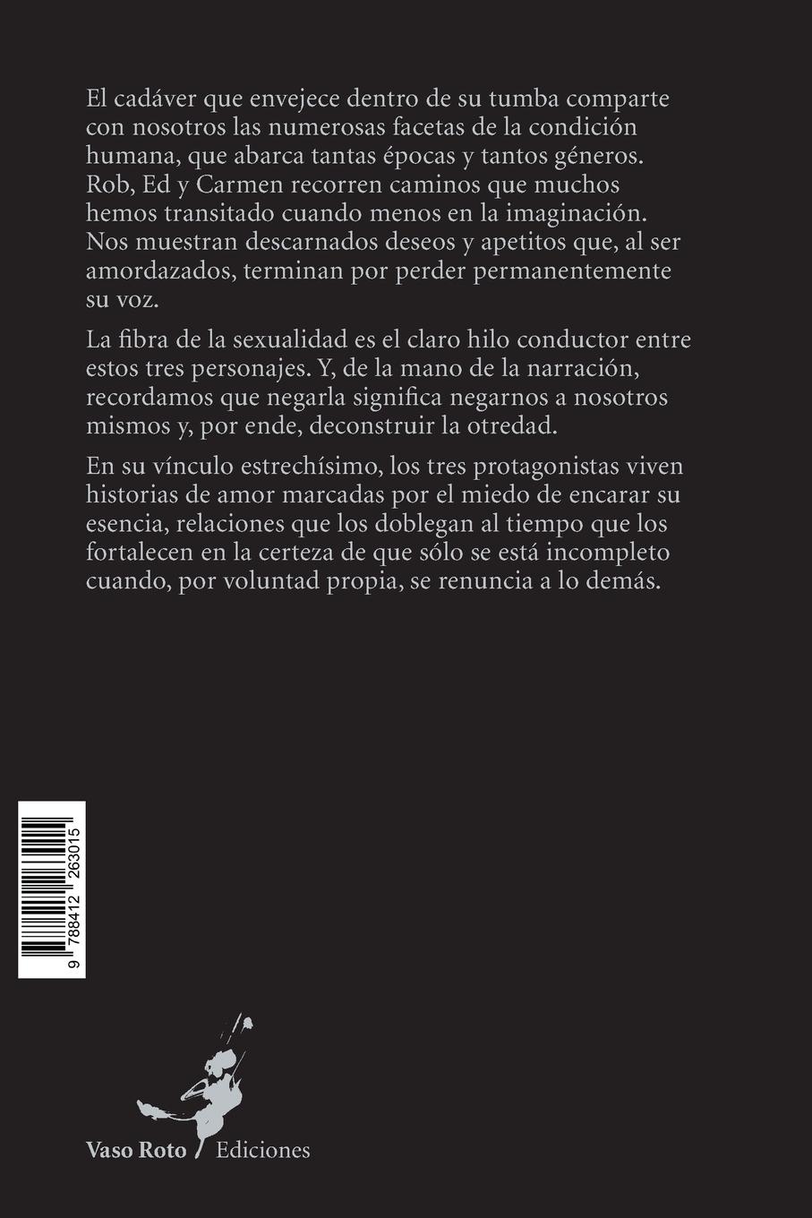 Rückseitencover El cadáver que envejece dentro de su tumba