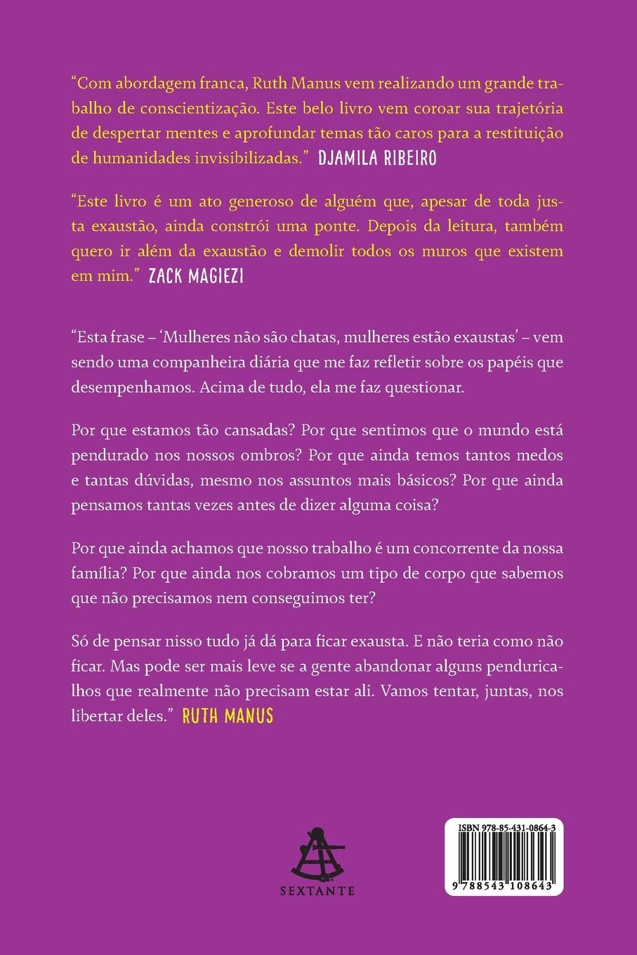 Rückseitencover Mulheres não são chatas, mulheres estão exaustas