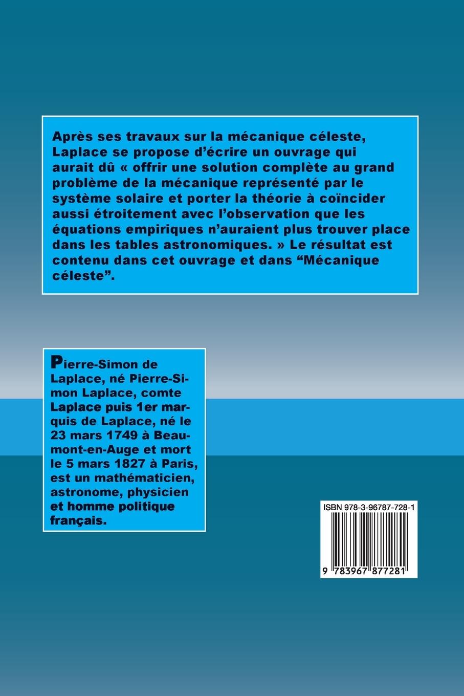 Rückseitencover Exposition du système du monde