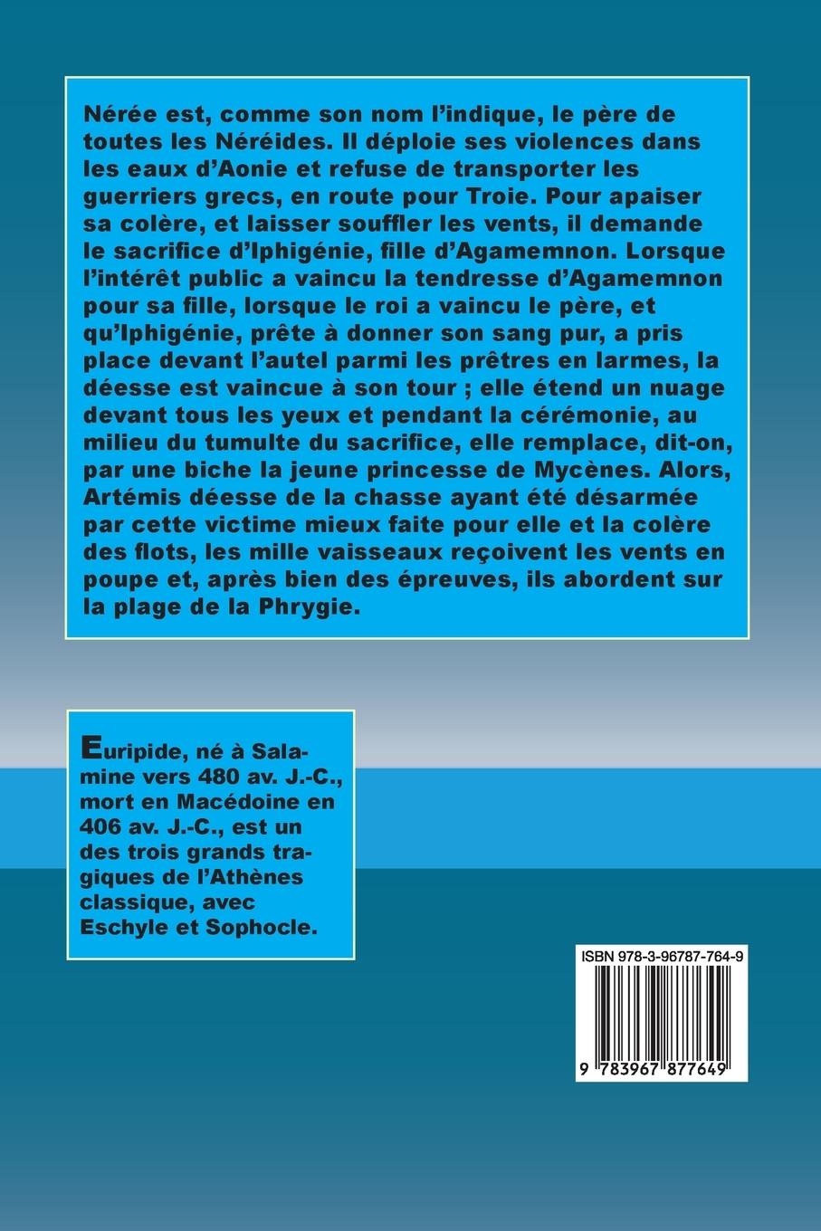 Rückseitencover Iphigénie à Aulis