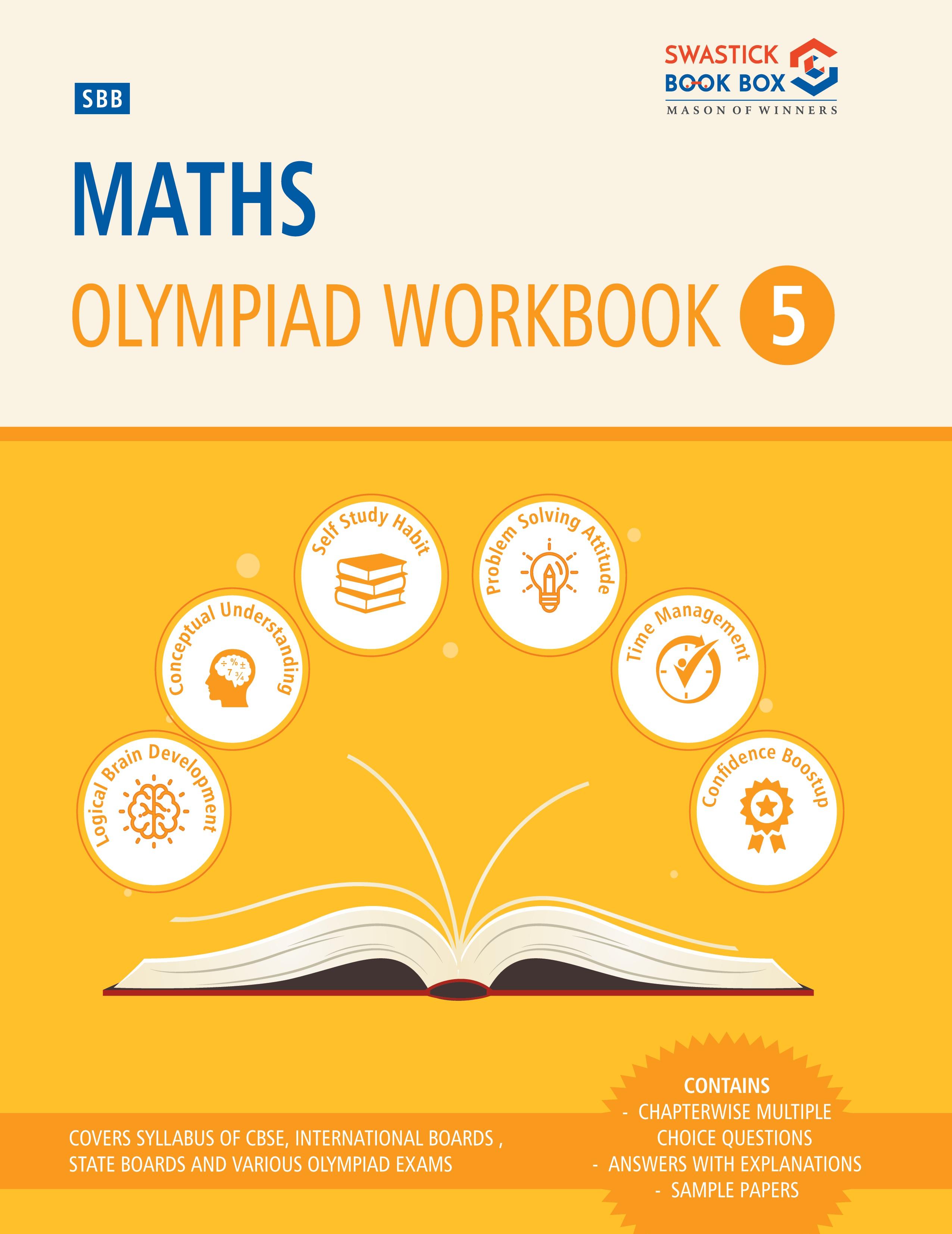 Vorderes Coverbild SBB Maths Olympiad Workbook - Class 5