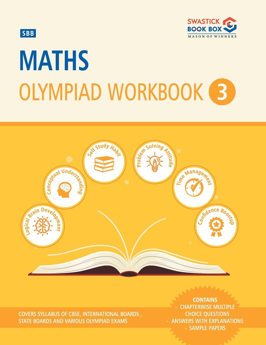 Vorderes Coverbild SBB Maths Olympiad Workbook - Class 3
