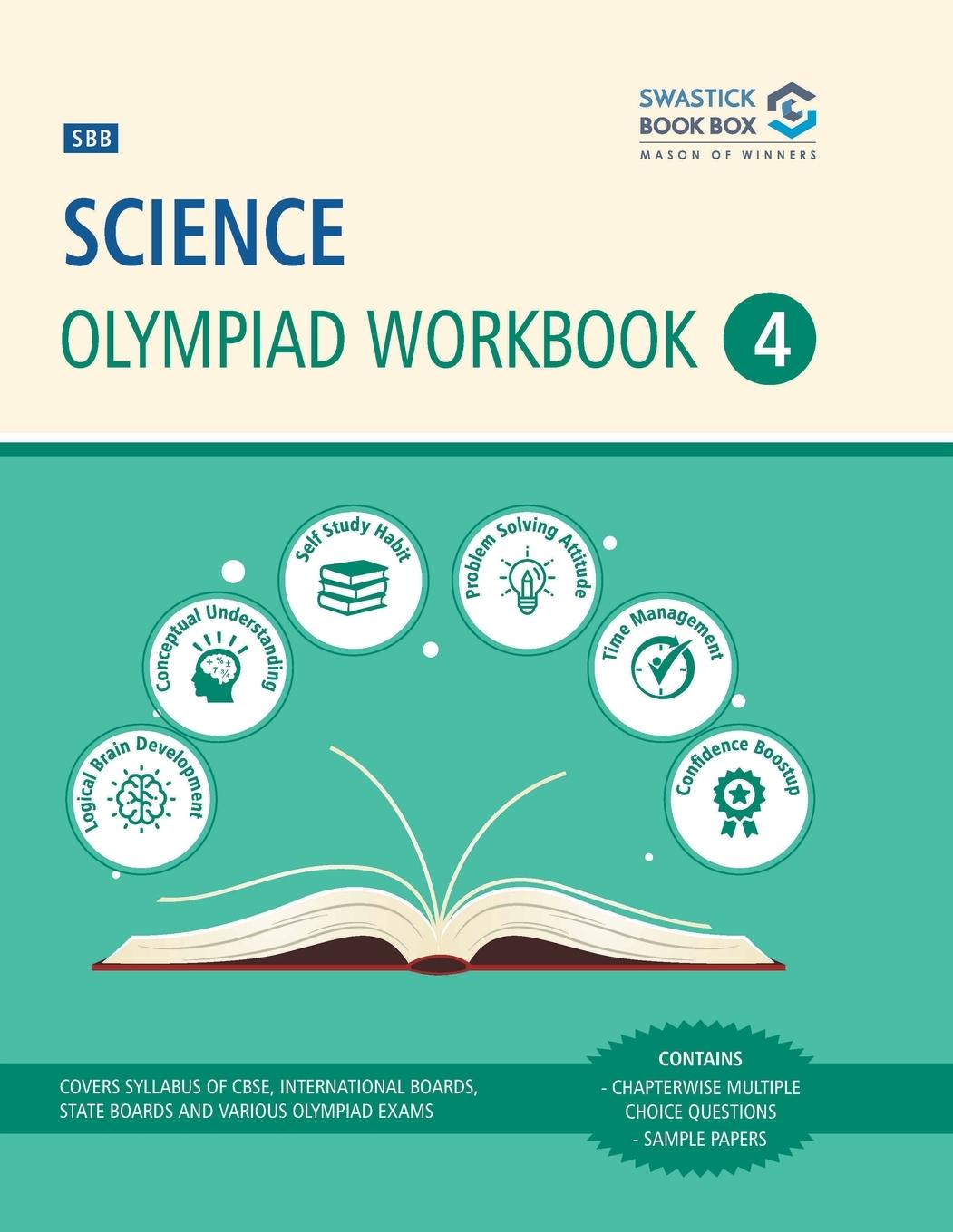 Vorderes Coverbild SBB Science Olympiad Workbook - Class 4