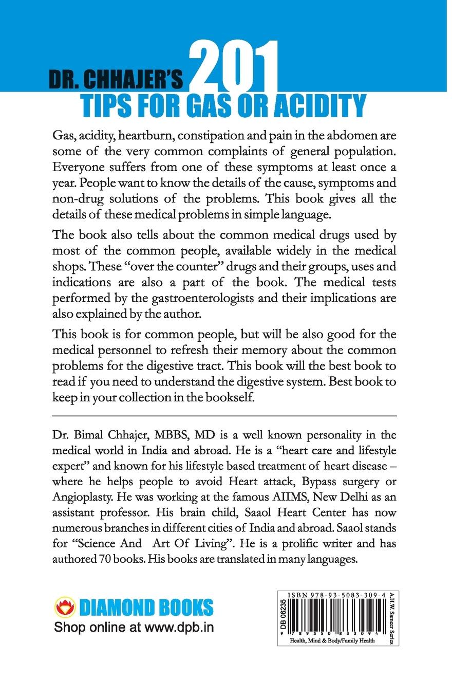 Rückseitencover 201 Tips for Gas or Acidity