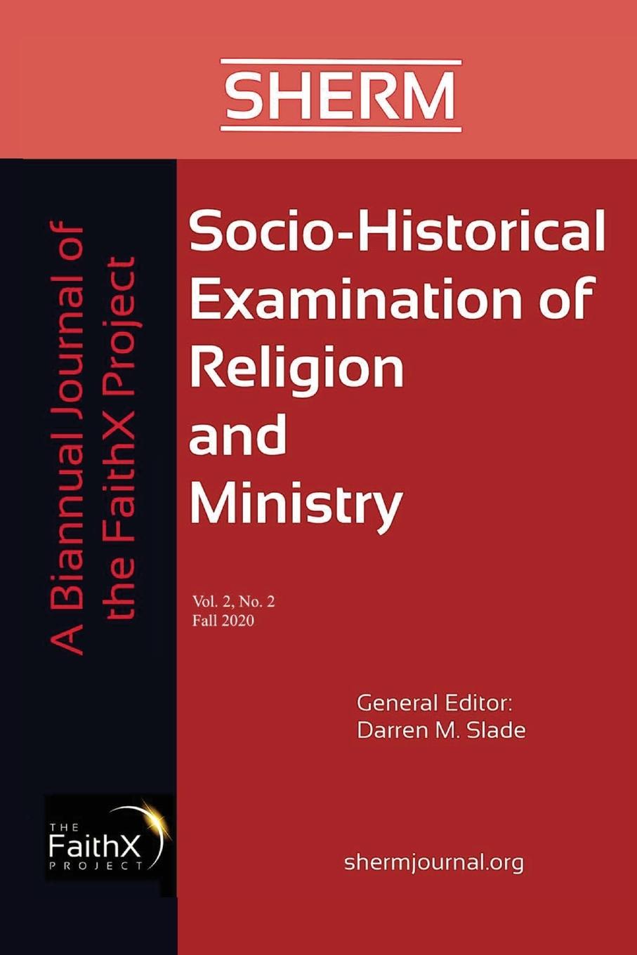 Vorderes Coverbild Socio-Historical Examination of Religion and Ministry, Volume 2, Issue 2