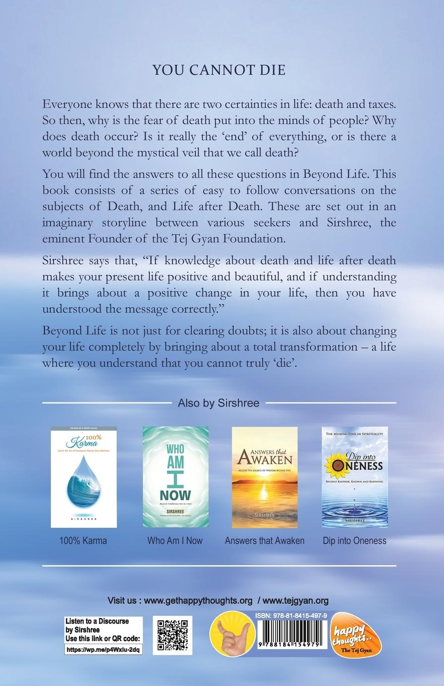 Rückseitencover Beyond-Life - Conversation on Life After Death