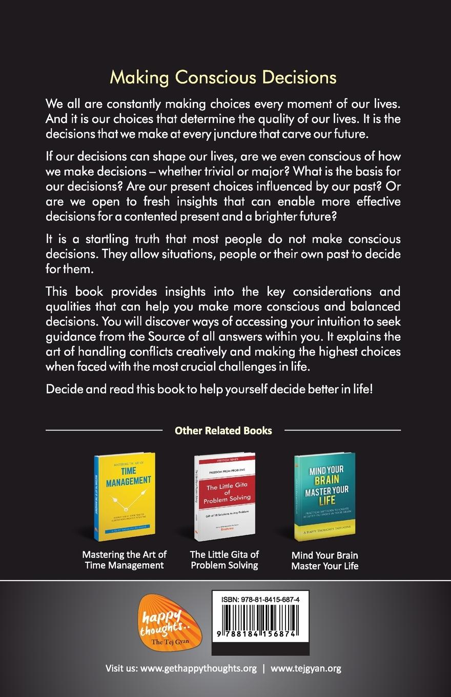 Rückseitencover Mastering The Art Of Decision Making - How To Make The Best Choices In Life
