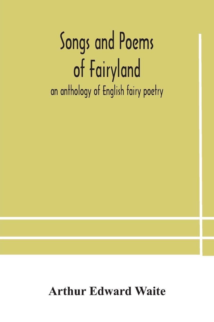 Vorderes Coverbild Songs and poems of Fairyland