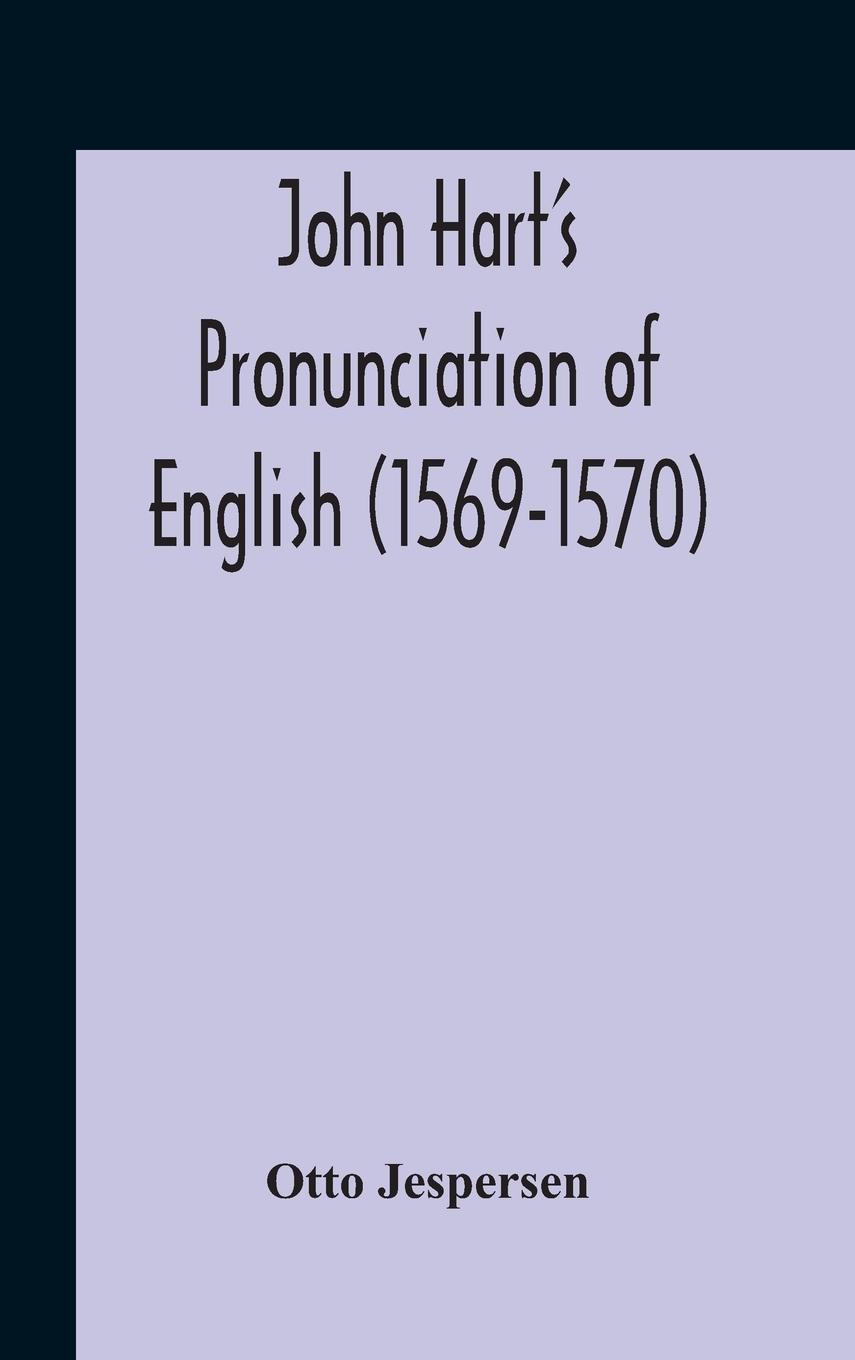 Vorderes Coverbild John Hart'S Pronunciation Of English (1569-1570)