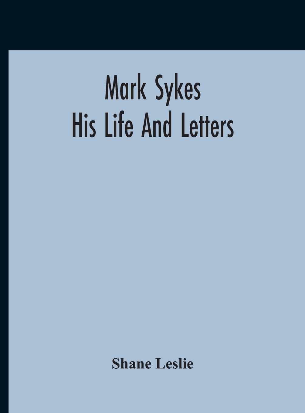 Vorderes Coverbild Mark Sykes