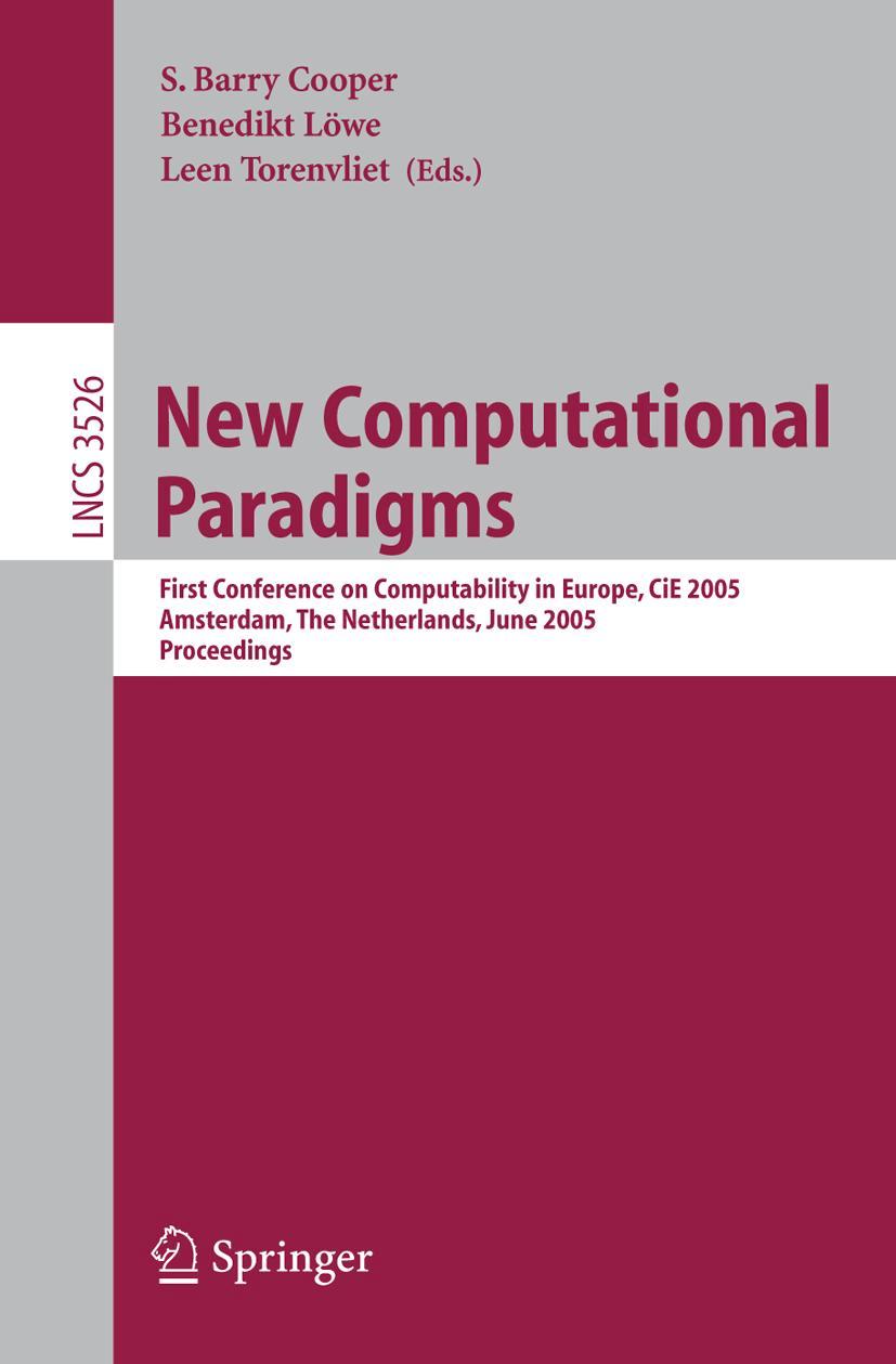 Vorderes Coverbild New Computational Paradigms