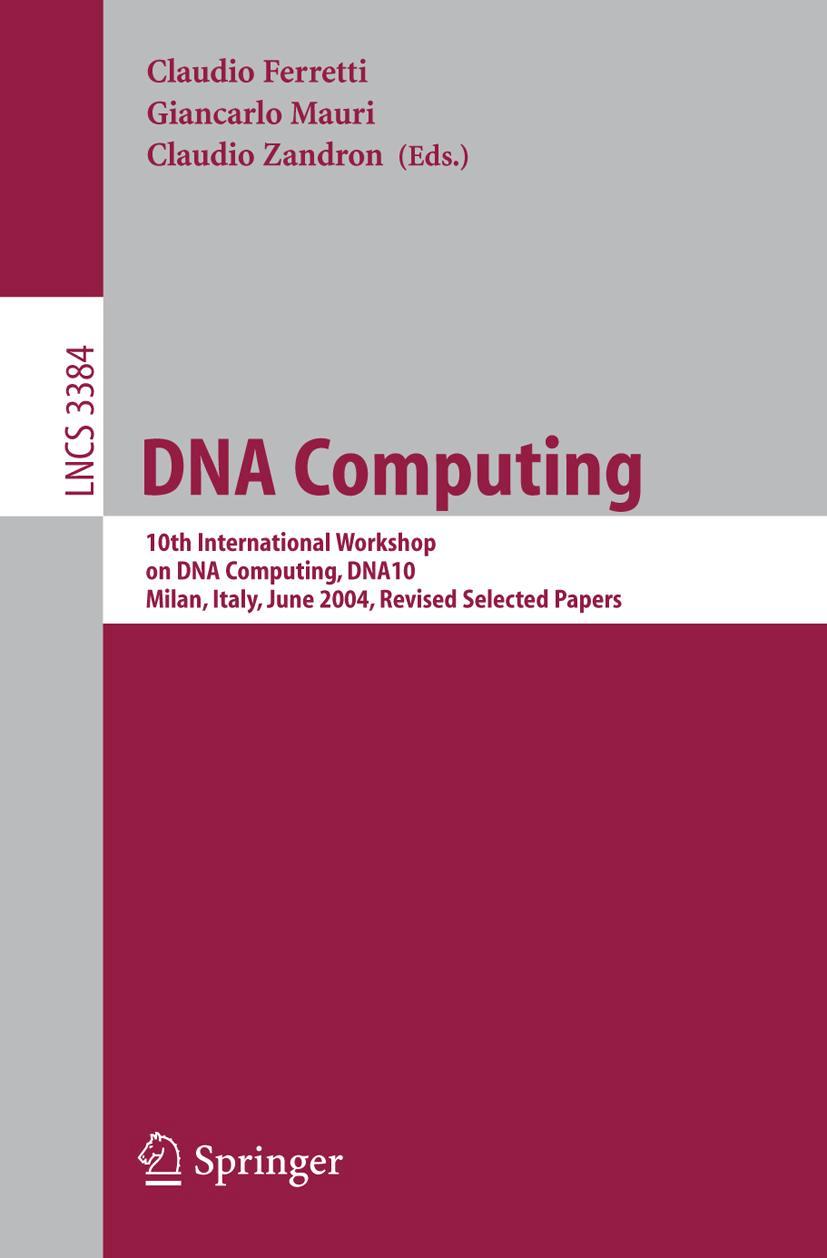 Vorderes Coverbild DNA Computing
