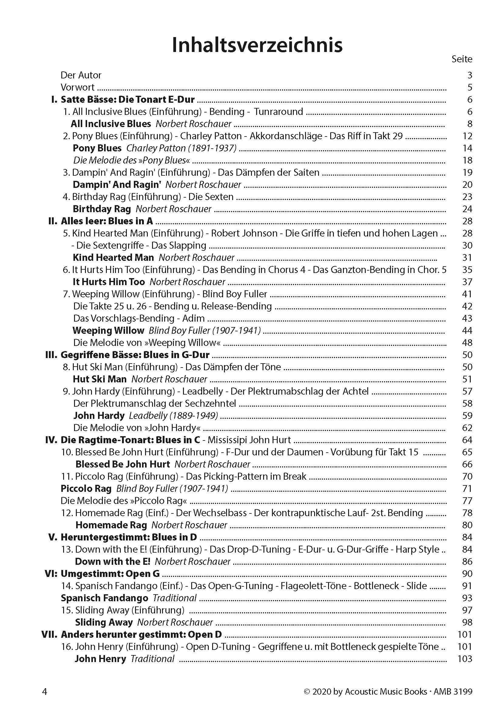 Beispielinhalt (Bild) Blessed Be the Blues. Mit CD