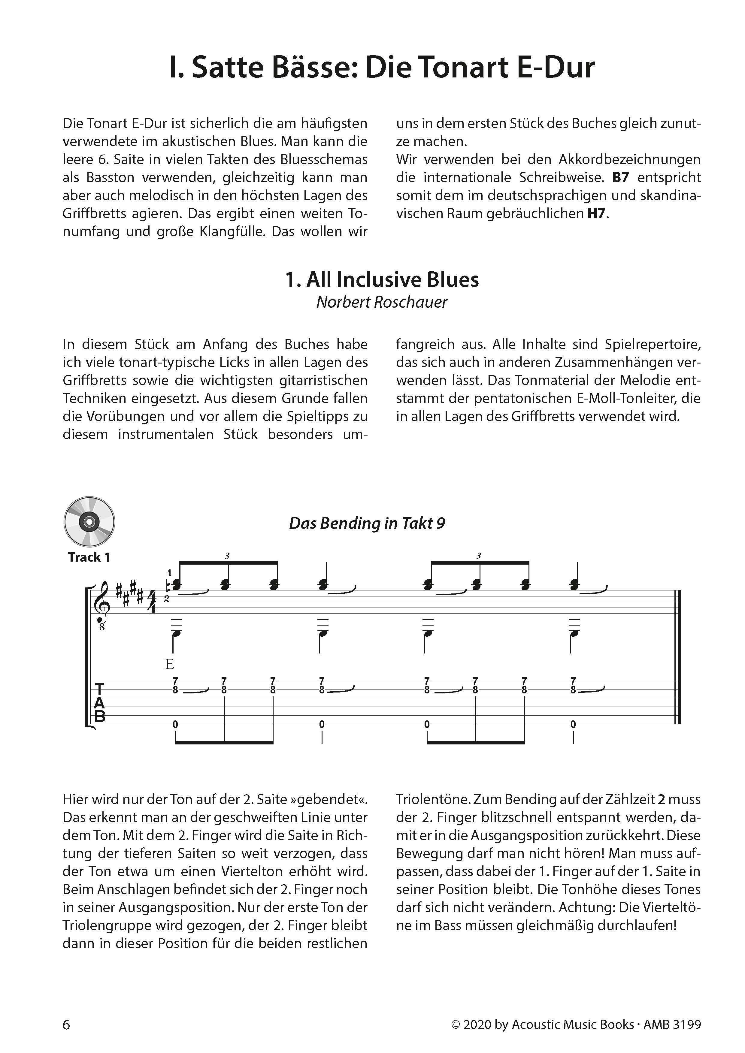 Beispielinhalt (Bild) Blessed Be the Blues. Mit CD