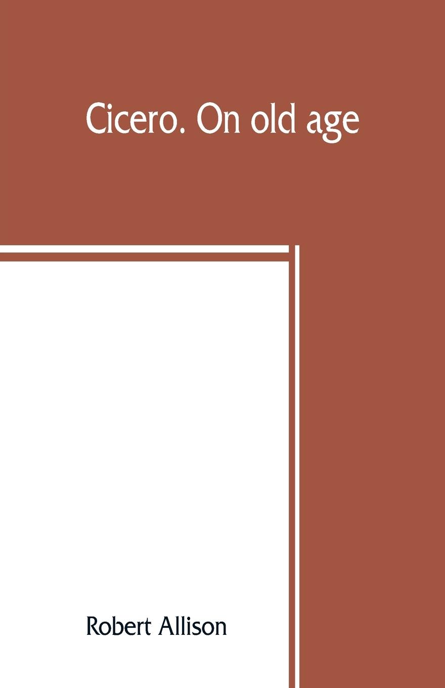 Vorderes Coverbild Cicero. On old age