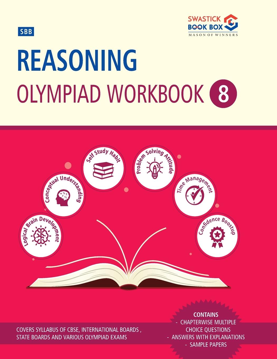 Vorderes Coverbild SBB Reasoning Olympiad Workbook - Class 8