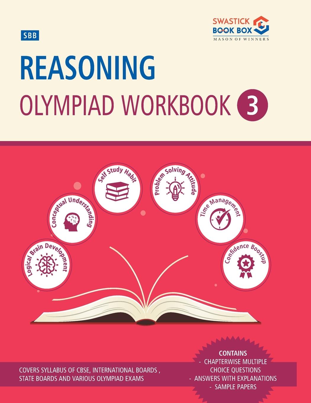 Vorderes Coverbild SBB Reasoning Olympiad Workbook - Class 3