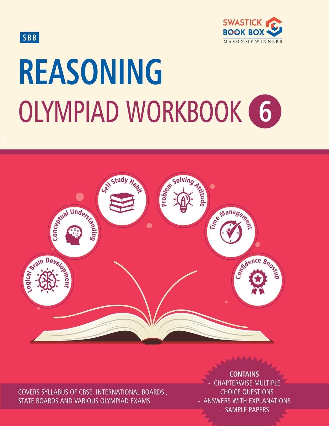 Vorderes Coverbild SBB Reasoning Olympiad Workbook - Class 6
