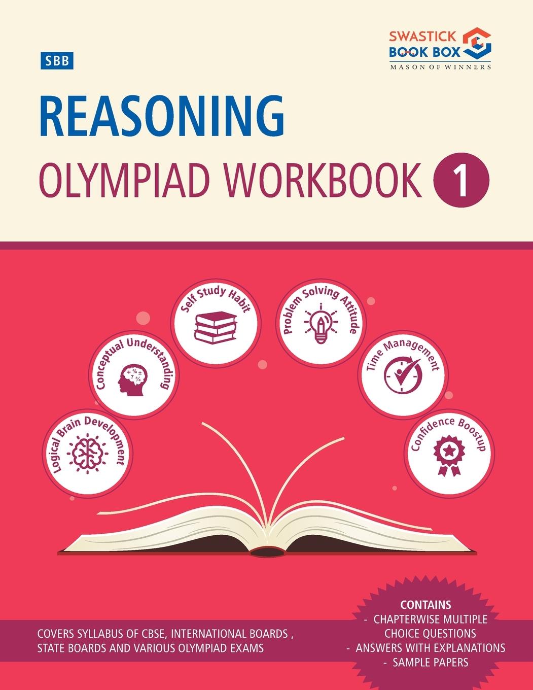 Vorderes Coverbild SBB Reasoning Olympiad Workbook - Class 1
