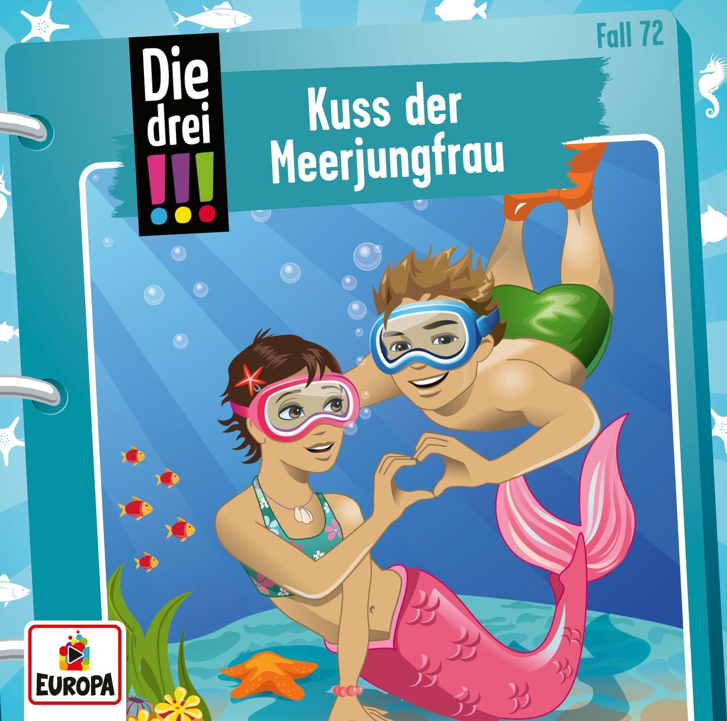 Vorderes Coverbild Die drei !!! 72: Kuss der Meerjungfrau