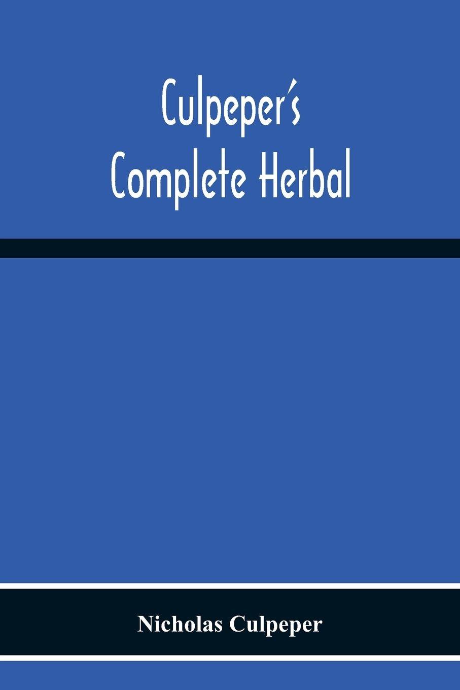 Vorderes Coverbild Culpeper'S Complete Herbal
