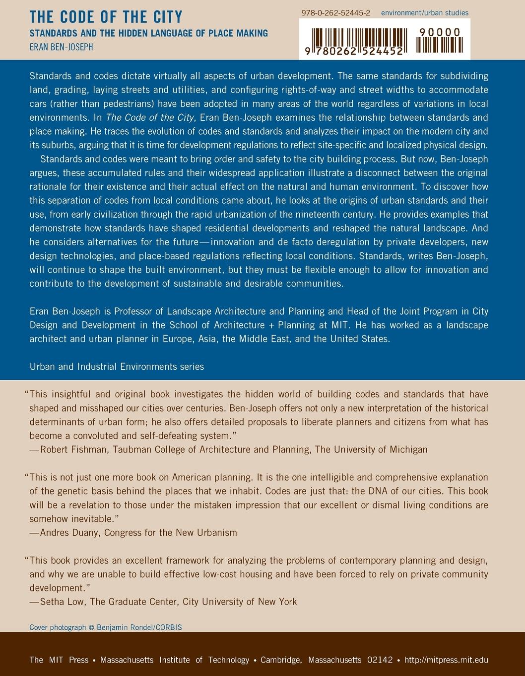 Rückseitencover The Code of the City