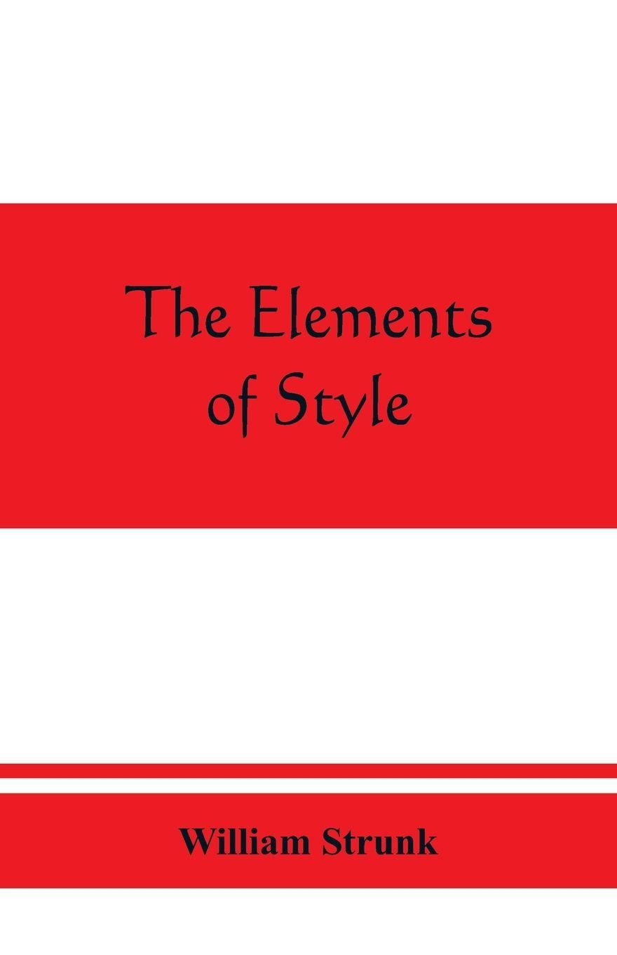 Vorderes Coverbild The elements of style