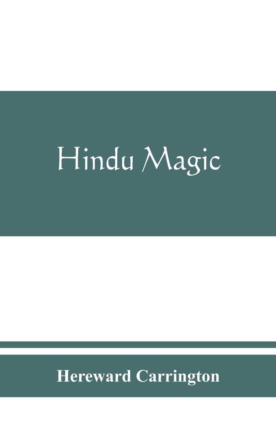 Vorderes Coverbild Hindu magic