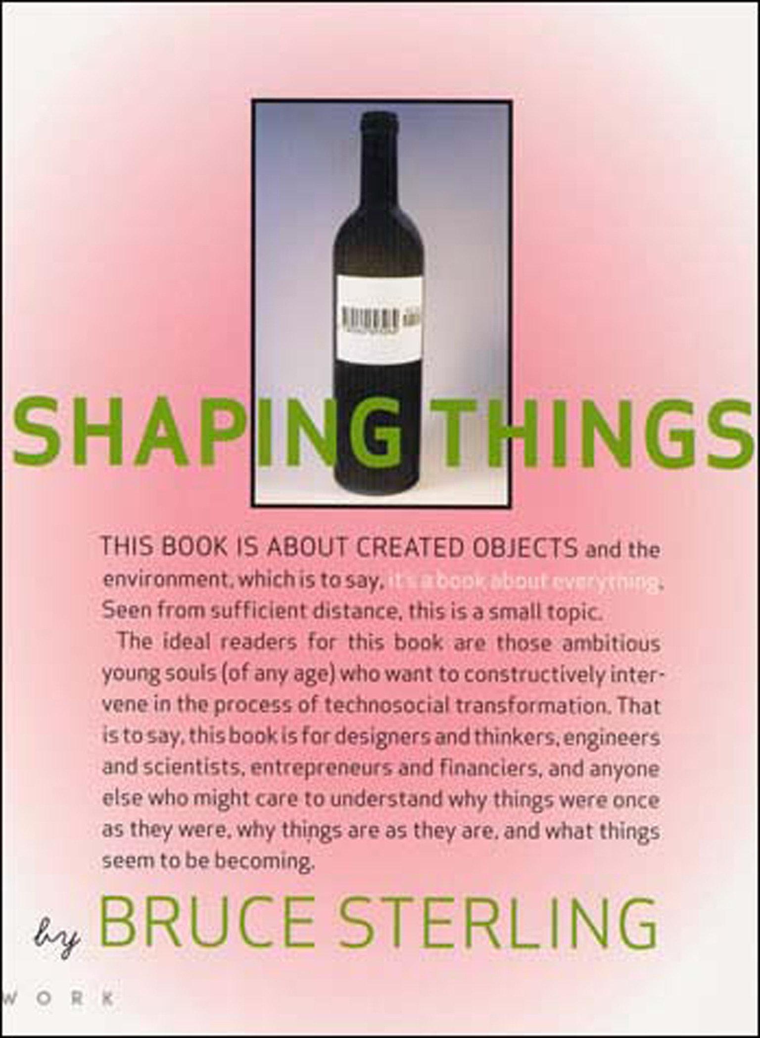 Vorderes Coverbild Shaping Things