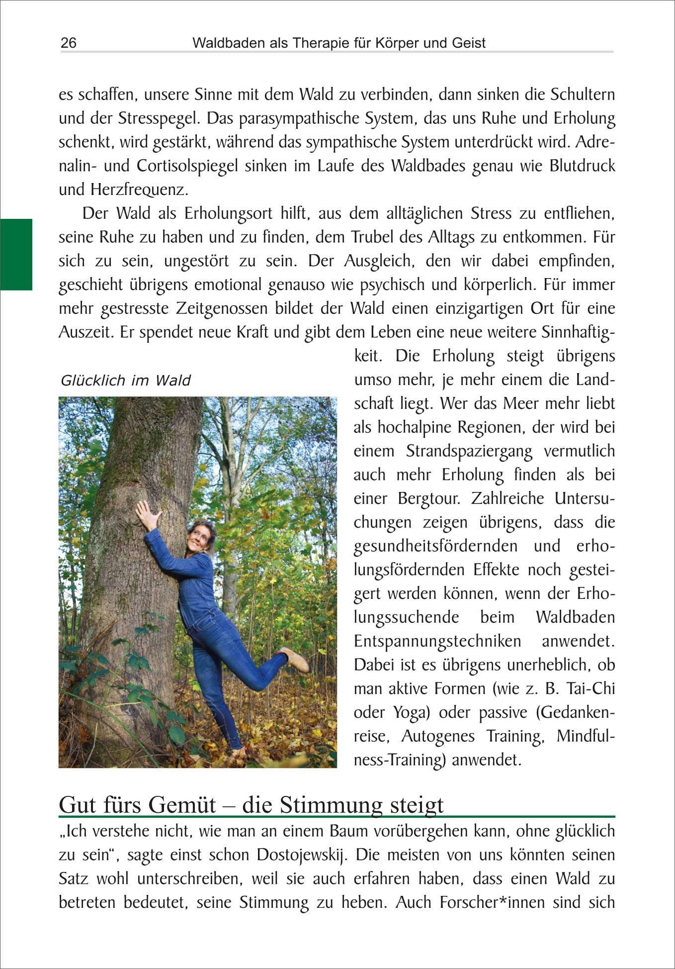 Beispielinhalt (Bild) Waldbaden