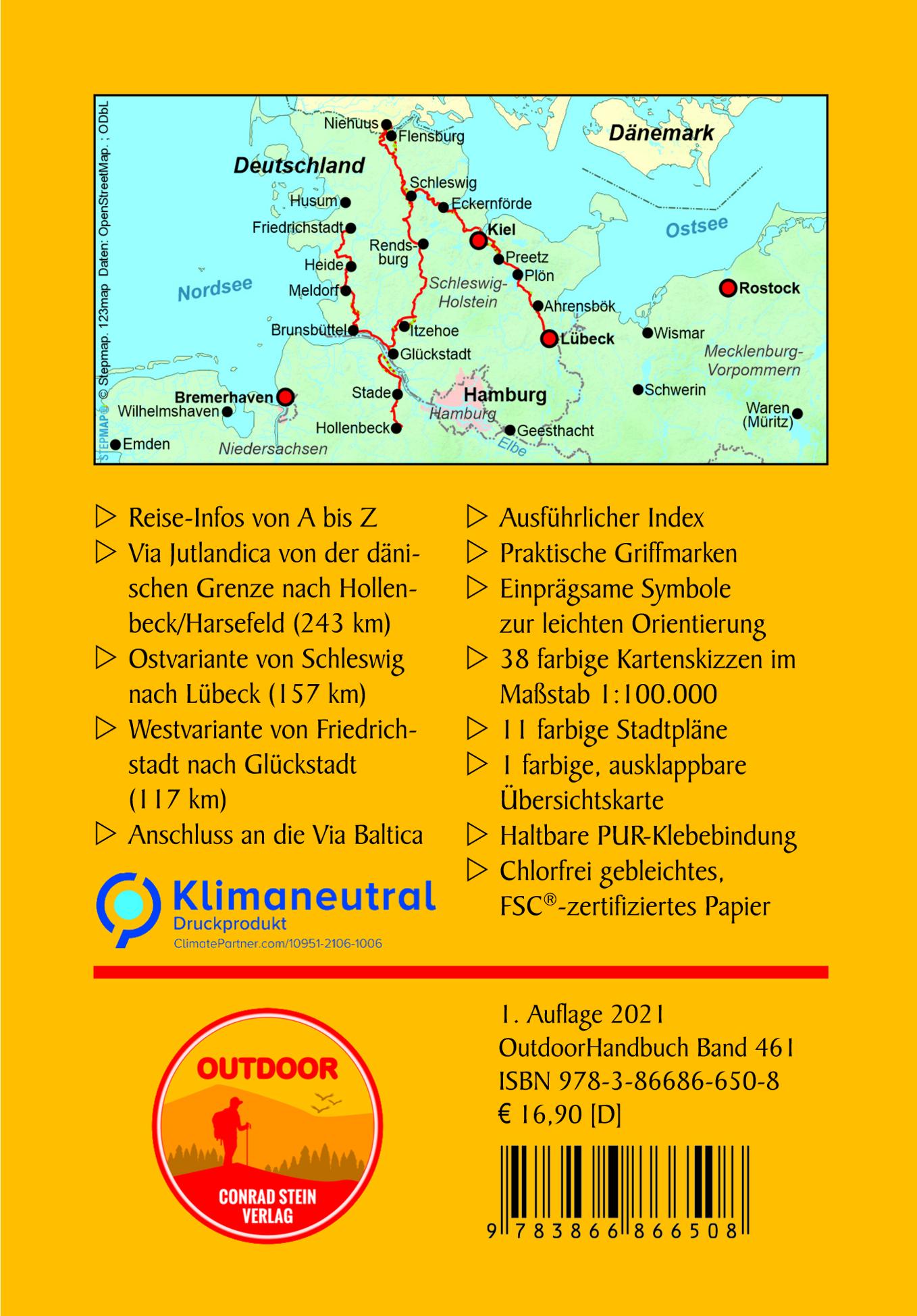 Rückseitencover Jakobsweg Via Jutlandica