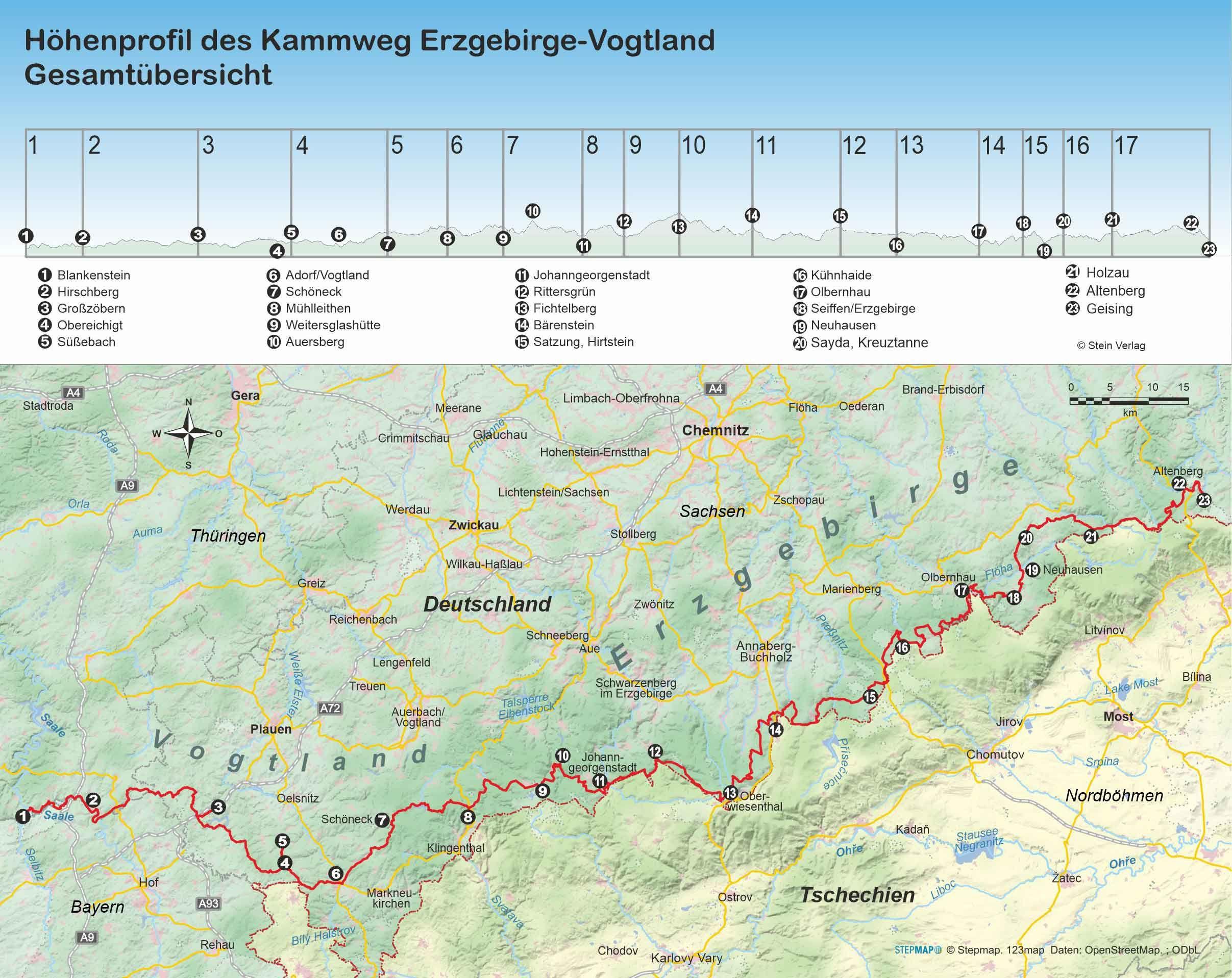 Beispielinhalt (Bild) Kammweg Erzgebirge-Vogtland