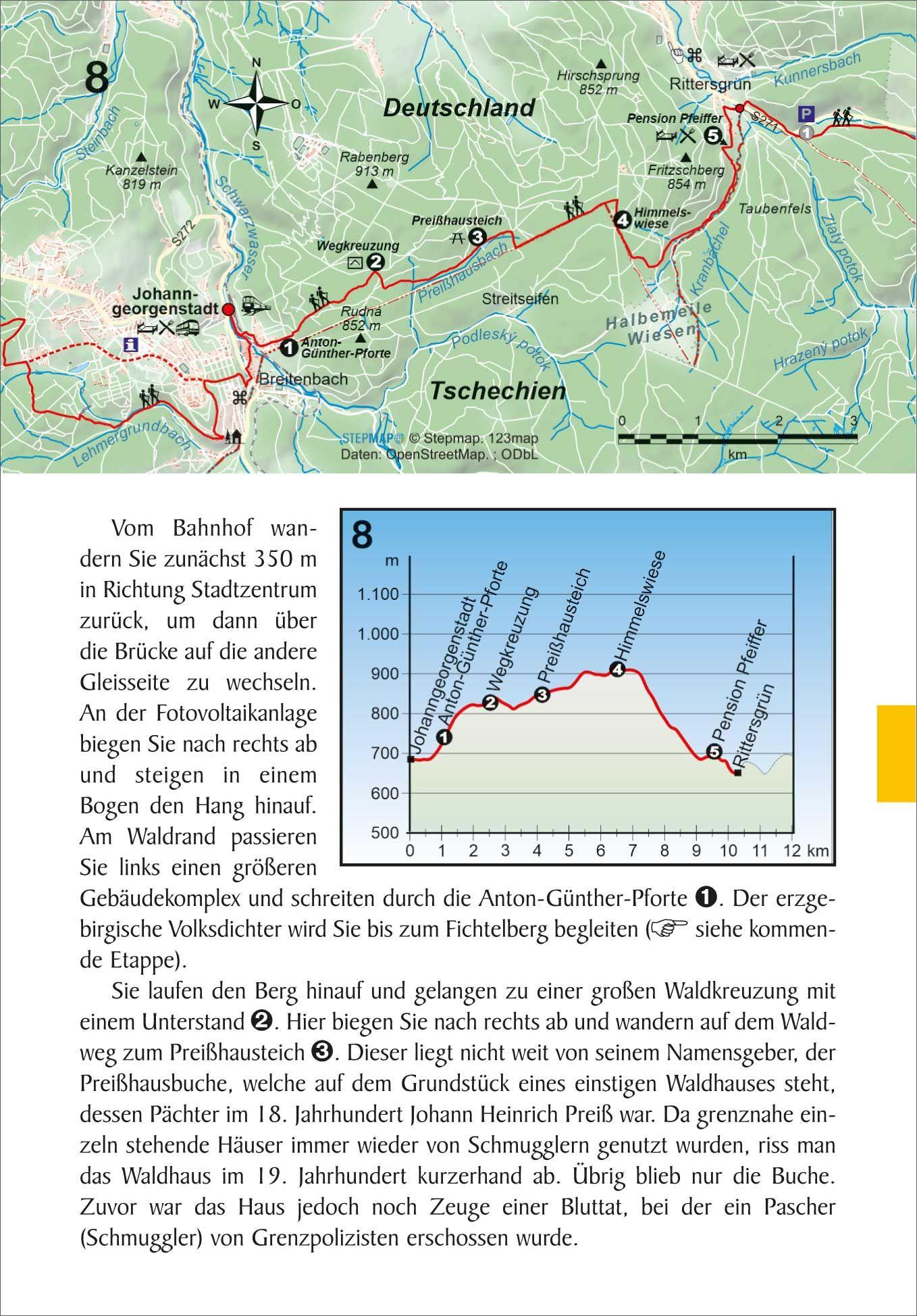 Beispielinhalt (Bild) Kammweg Erzgebirge-Vogtland