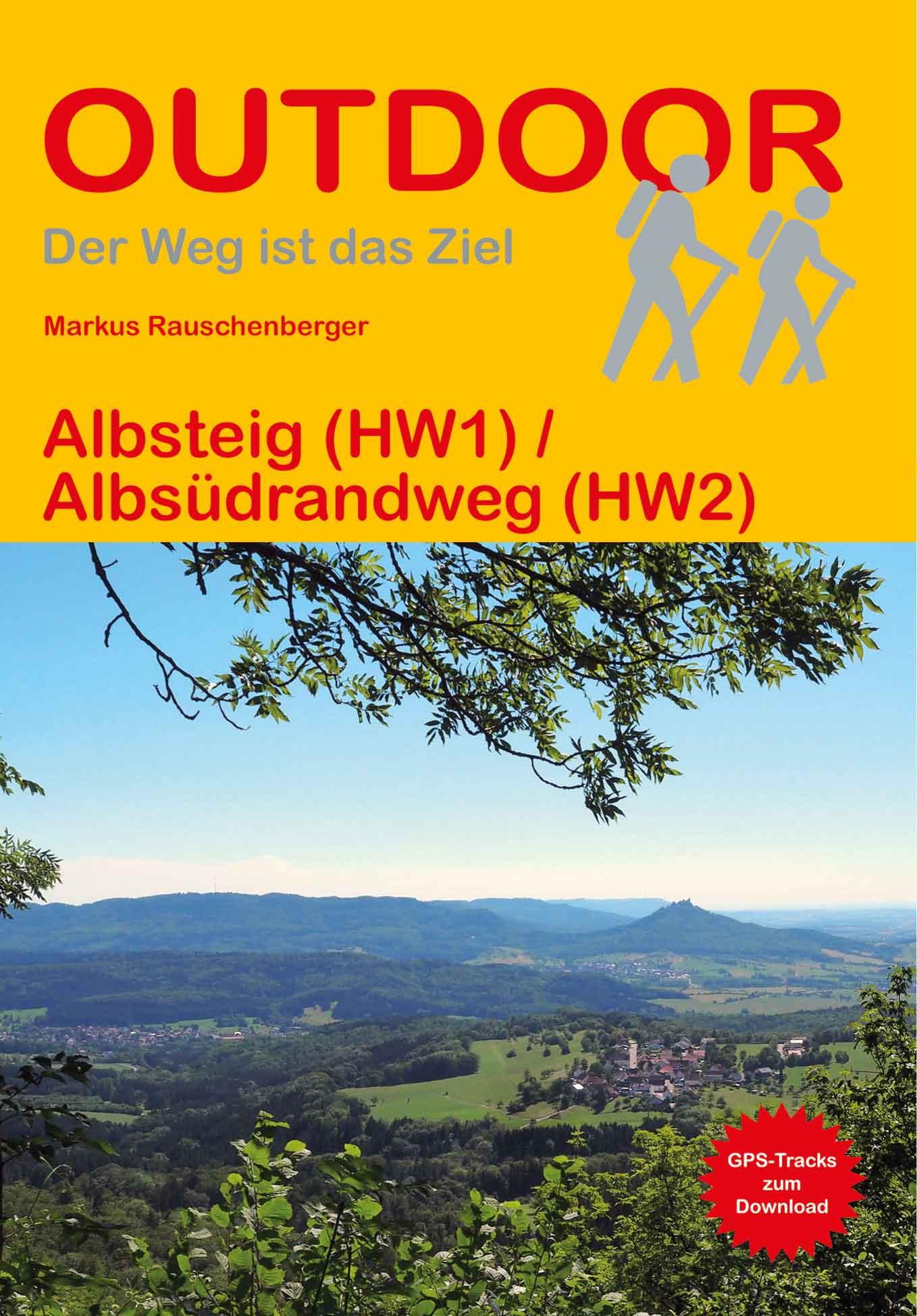 Vorderes Coverbild Albsteig (HW1) / Albsüdrandweg (HW2)