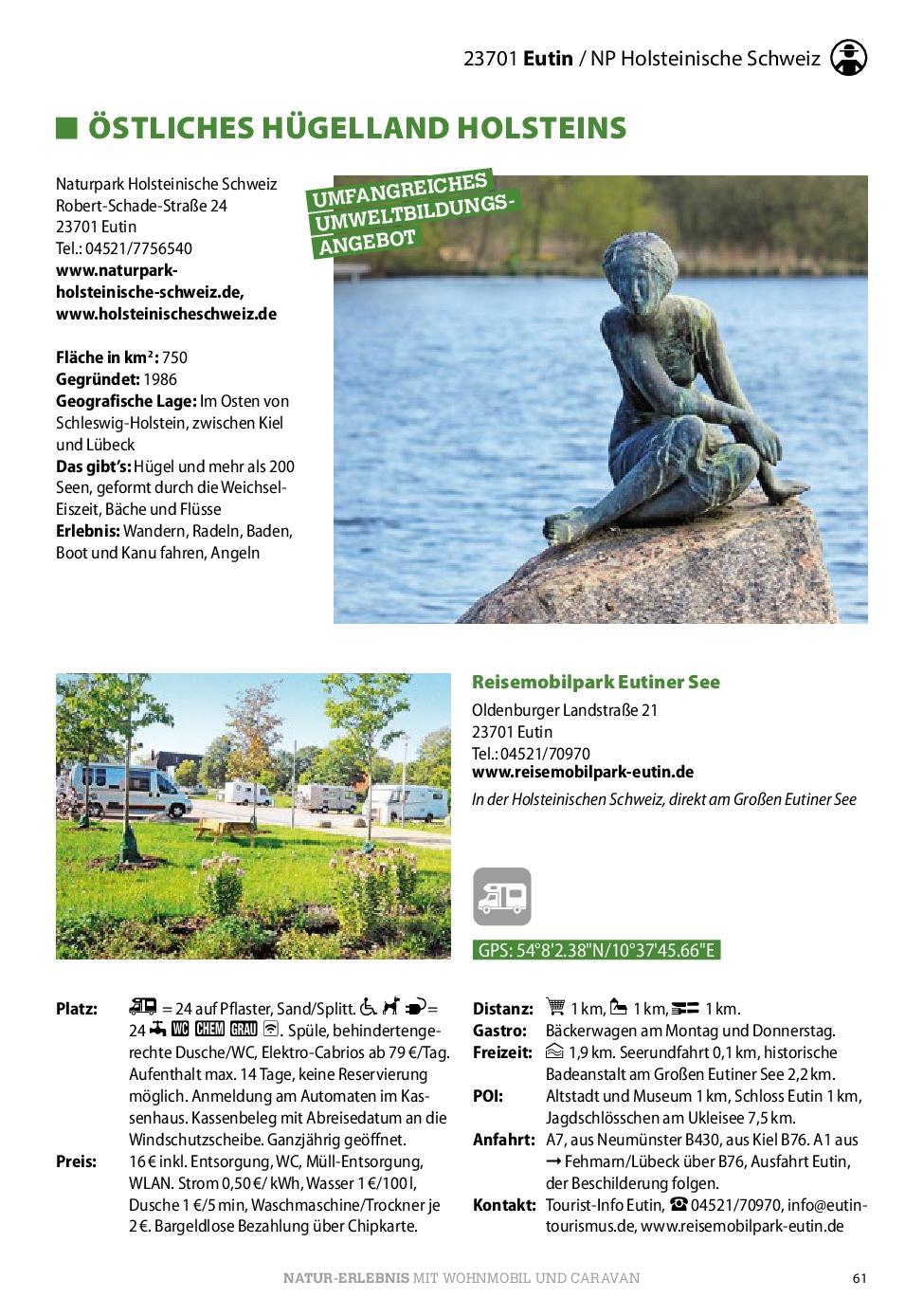 Beispielinhalt (Bild) Stellplatzführer Naturparks