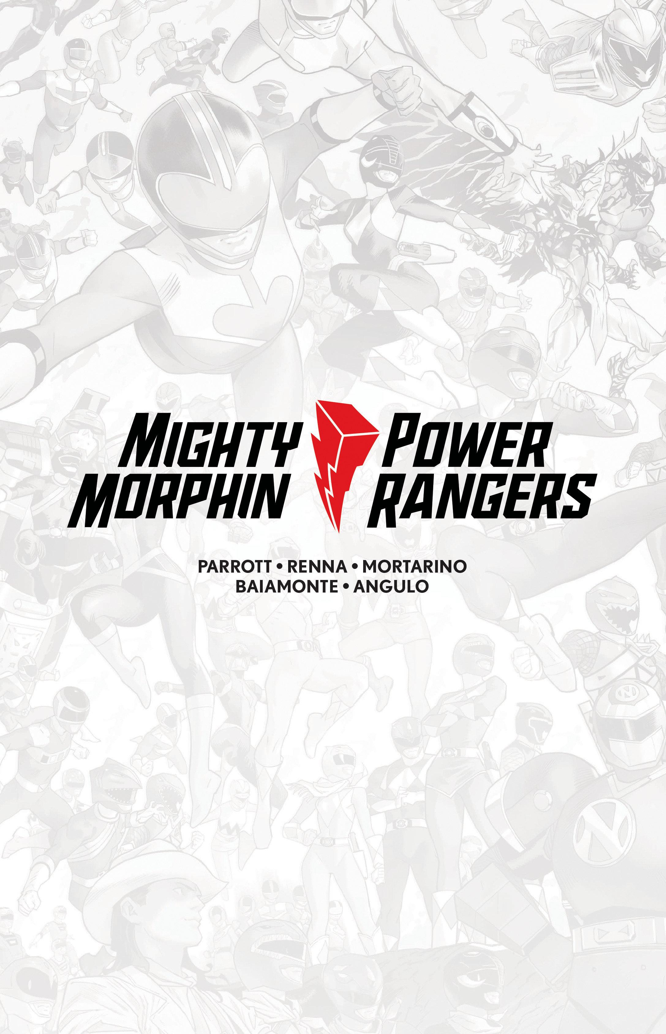 Vorderes Coverbild Mighty Morphin / Power Rangers #1 Limited Edition