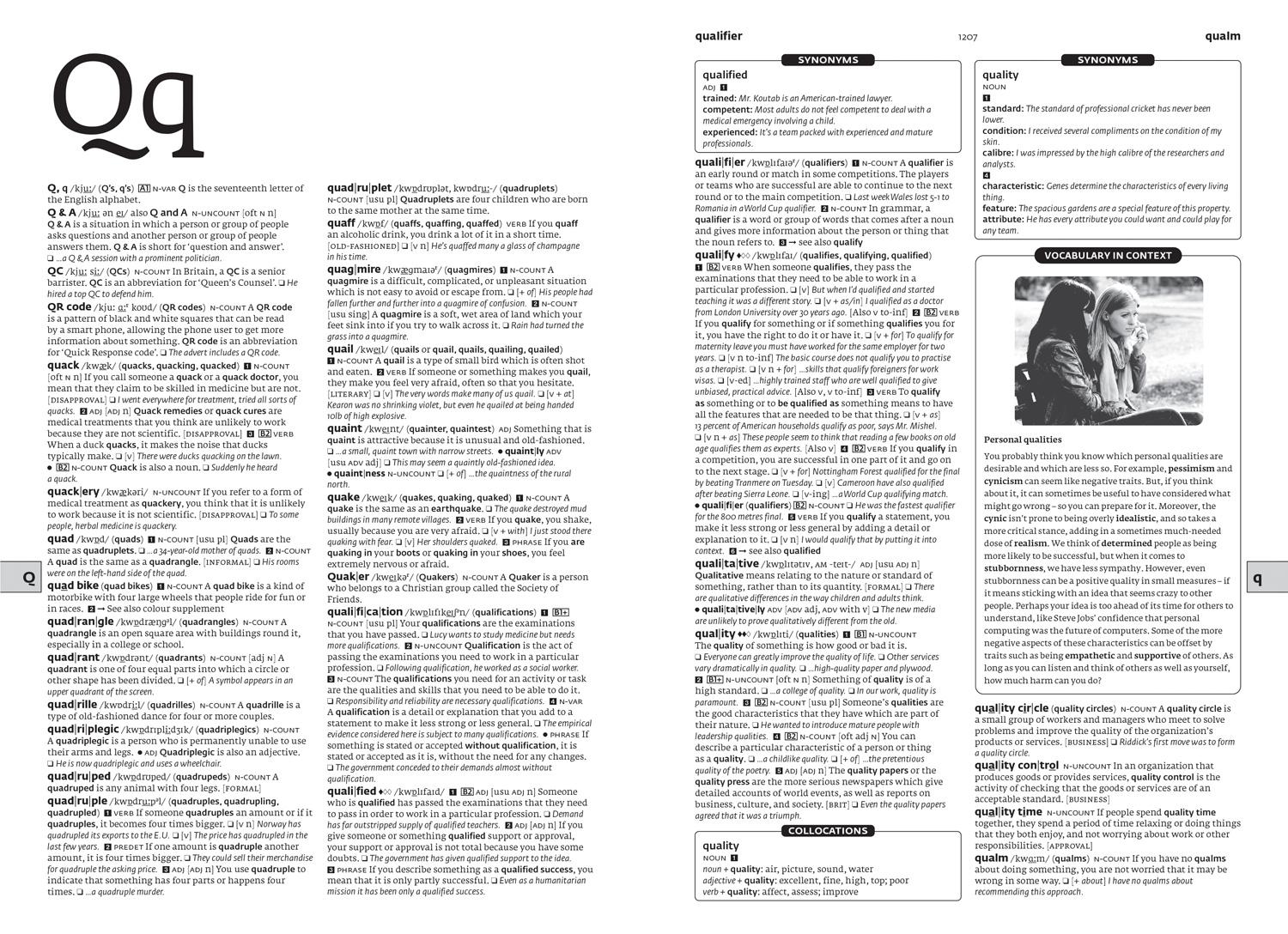 Beispielinhalt (Bild) Collins COBUILD Advanced Learner's Dictionary