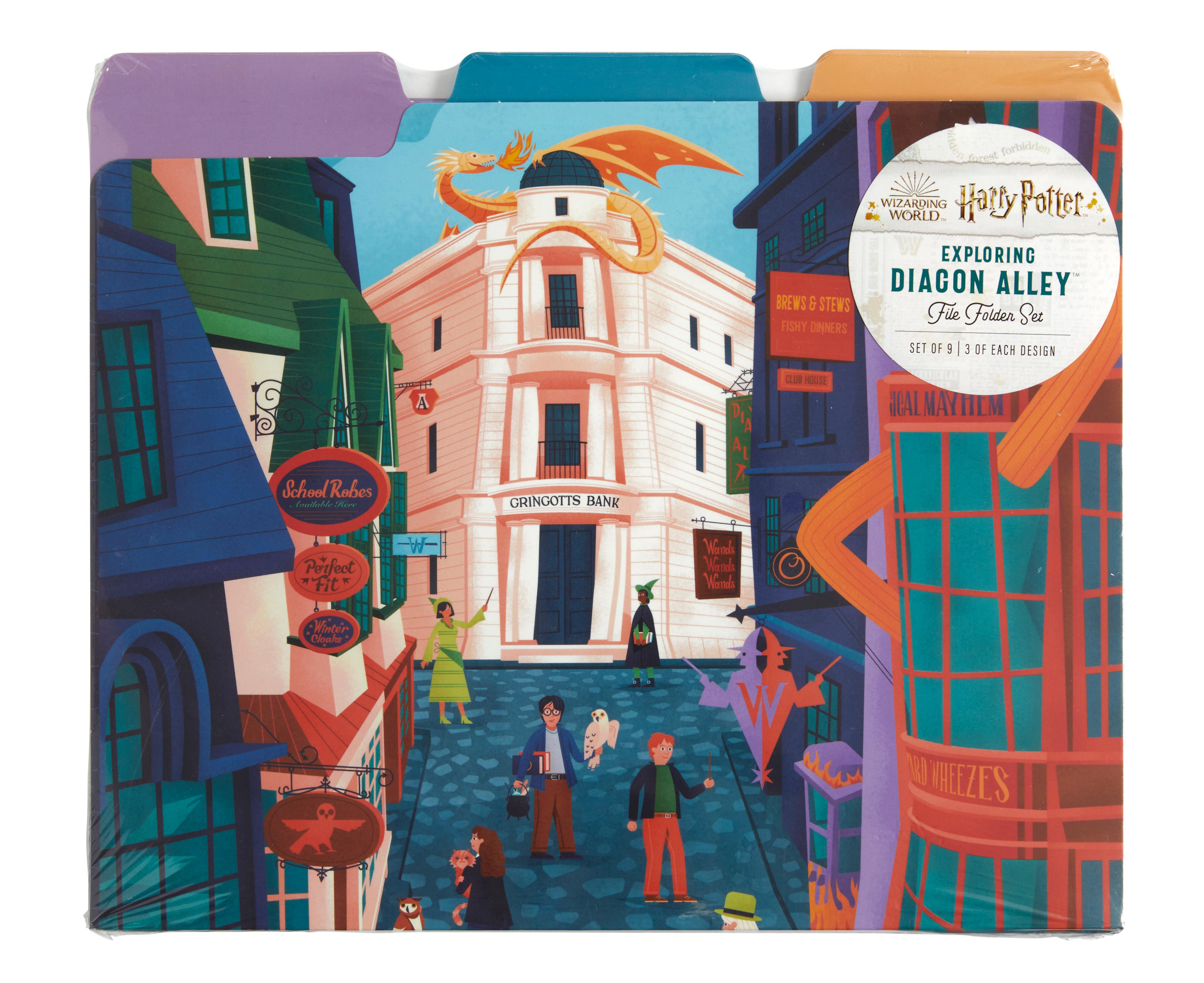 Vorderes Coverbild Harry Potter: Exploring Diagon Alley File Folder Set (Set of 9)