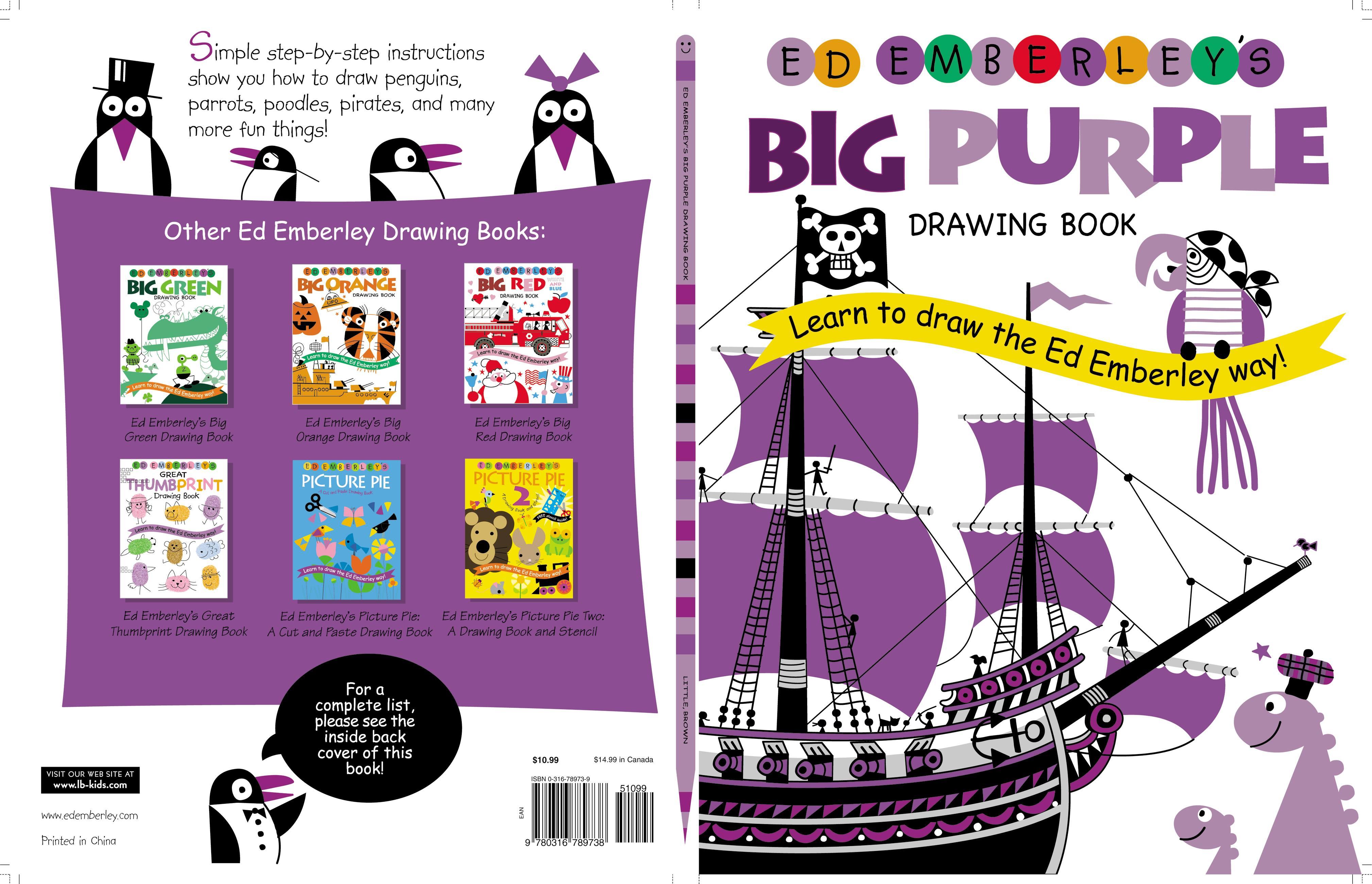 Vorderes Coverbild Ed Emberley's Big Purple Drawing Book
